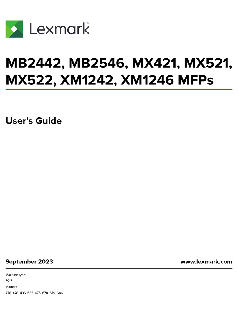 Lexmark MX421 user guide