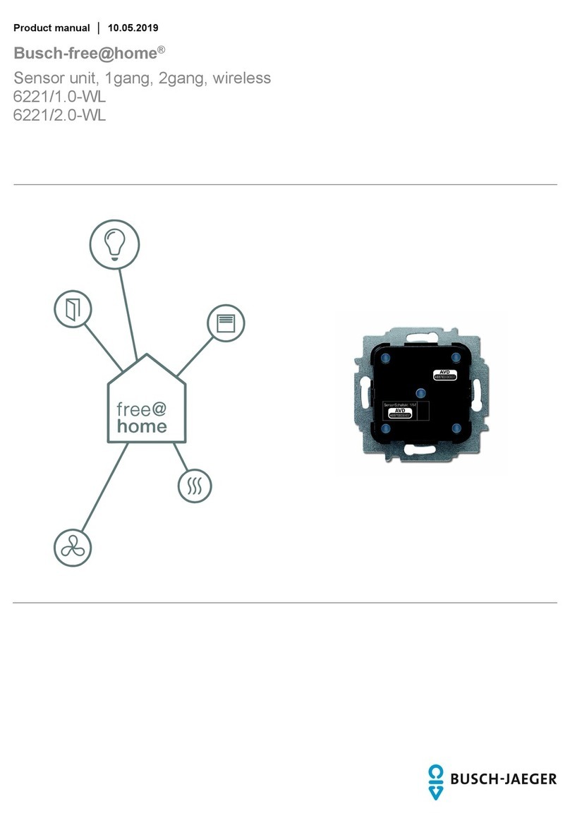 Busch-Jaeger 6221/1.0-WL product manual