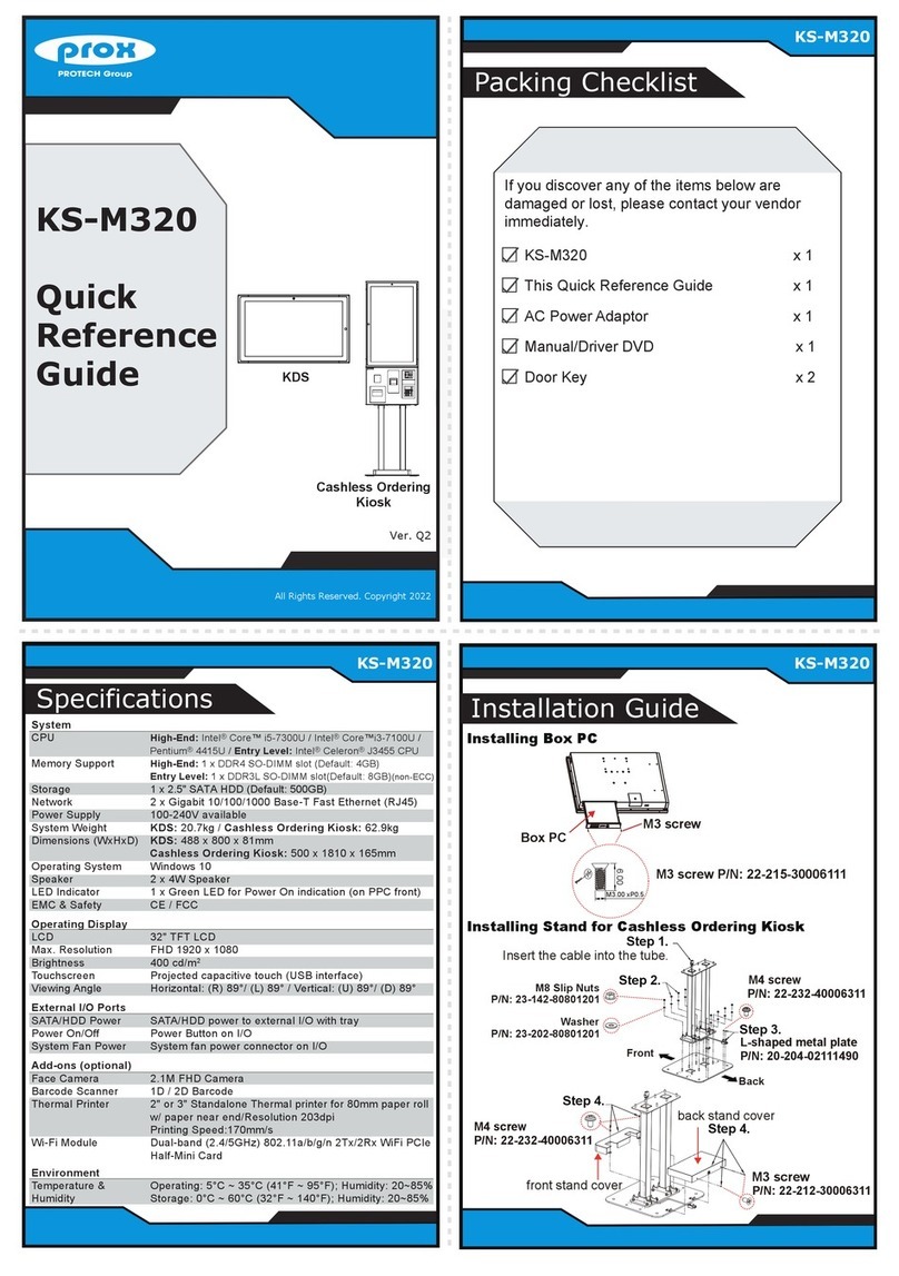 protech KS-M320 User manual