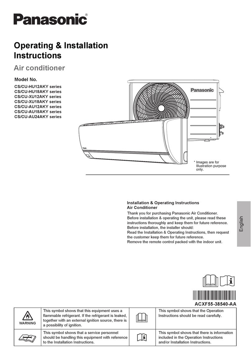 Panasonic CS/CU-HU12AKY Series Product guide