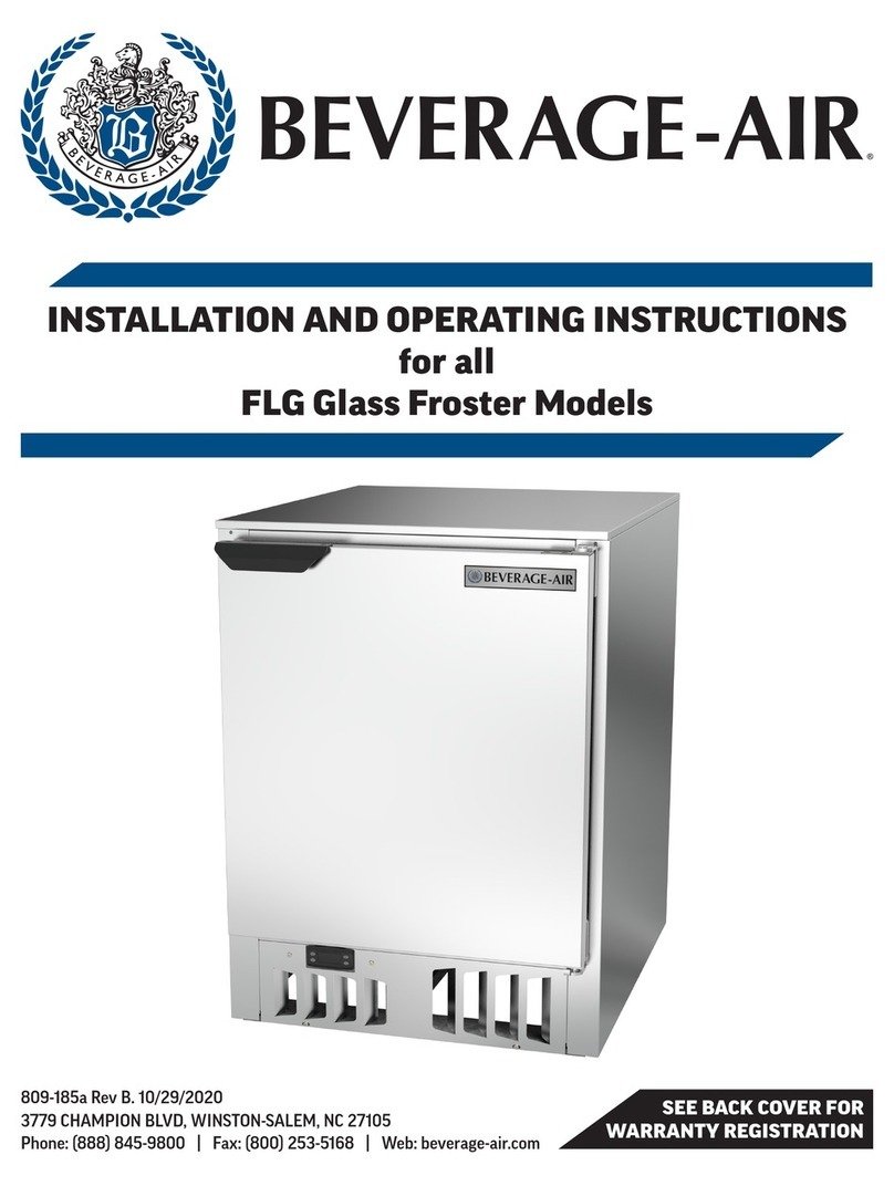 Beverage-Air FLG Series User manual