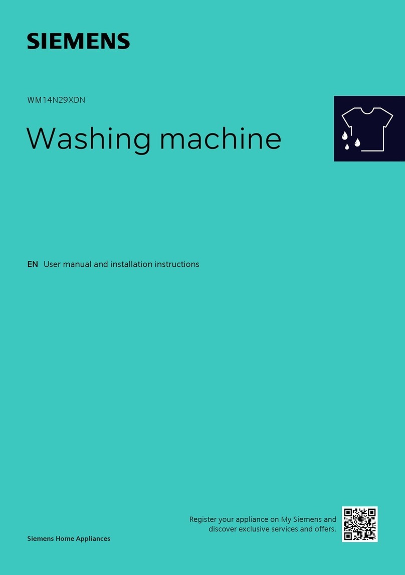 Siemens WM14N29XDN User manual