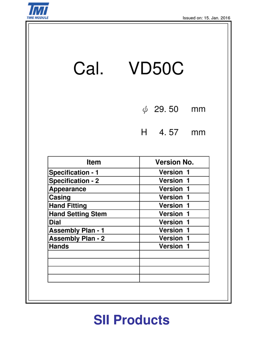 TMI Products VD50C User manual TMI Products VD50C User manual