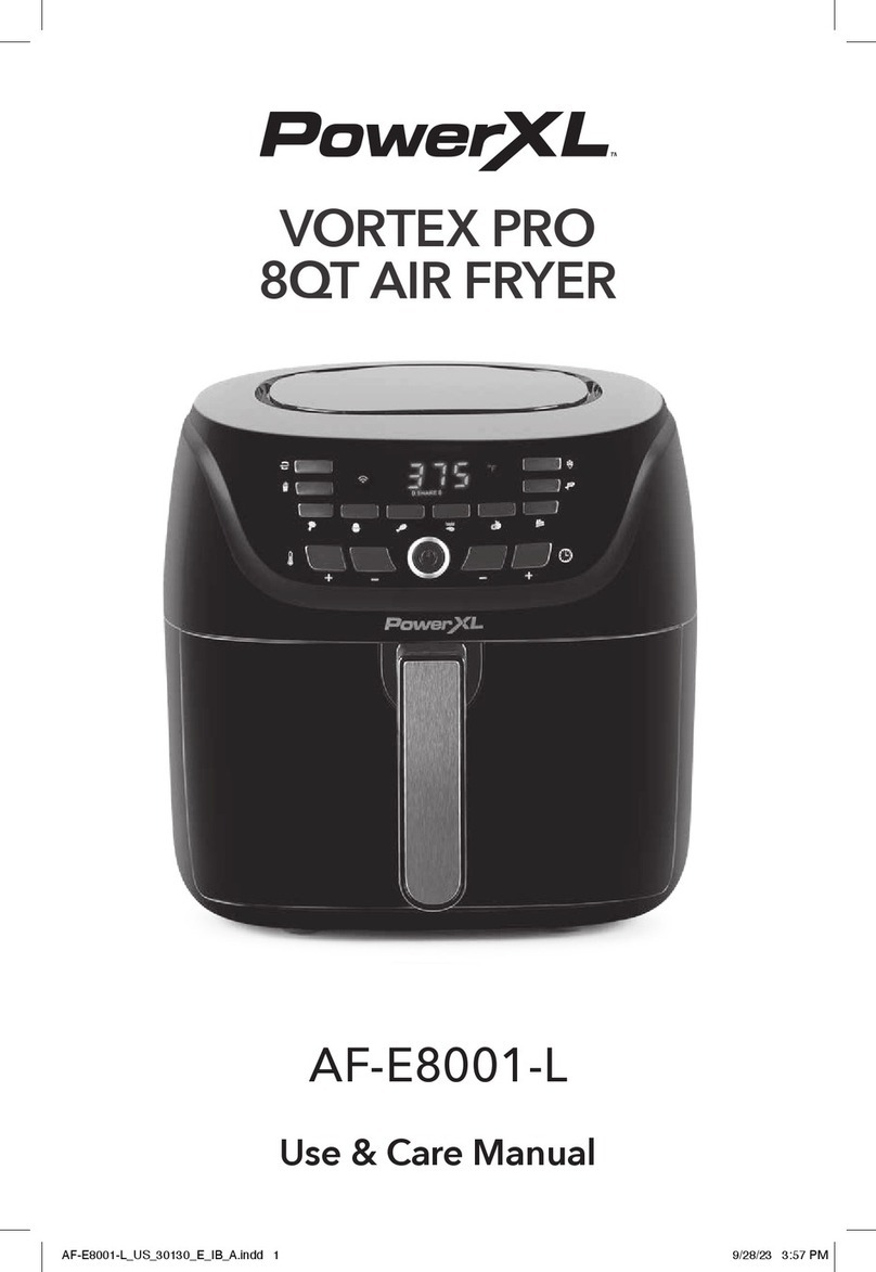PowerXL VORTEX PRO 8QT User manual