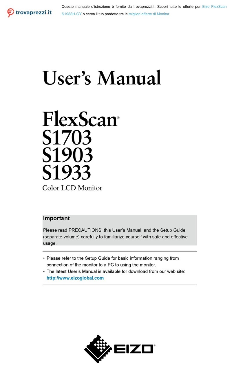 Eizo S1933H-GY User manual