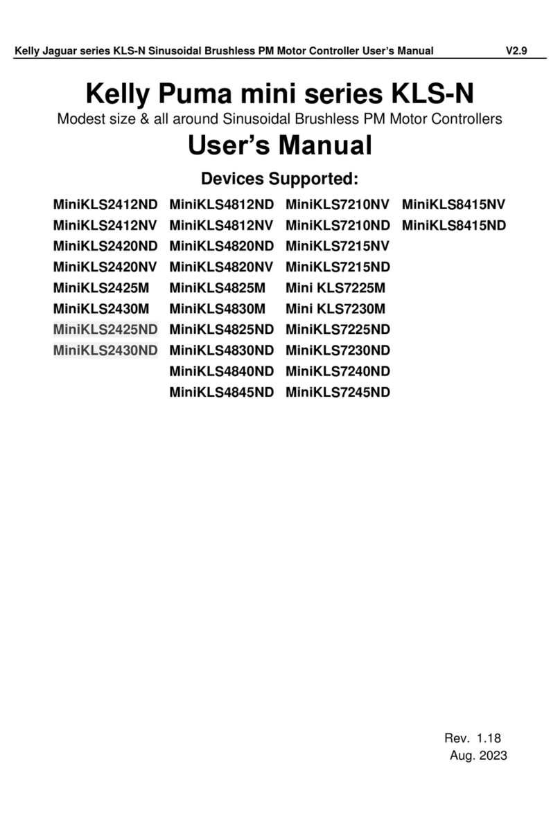 Kelly MiniKLS7210NV User manual