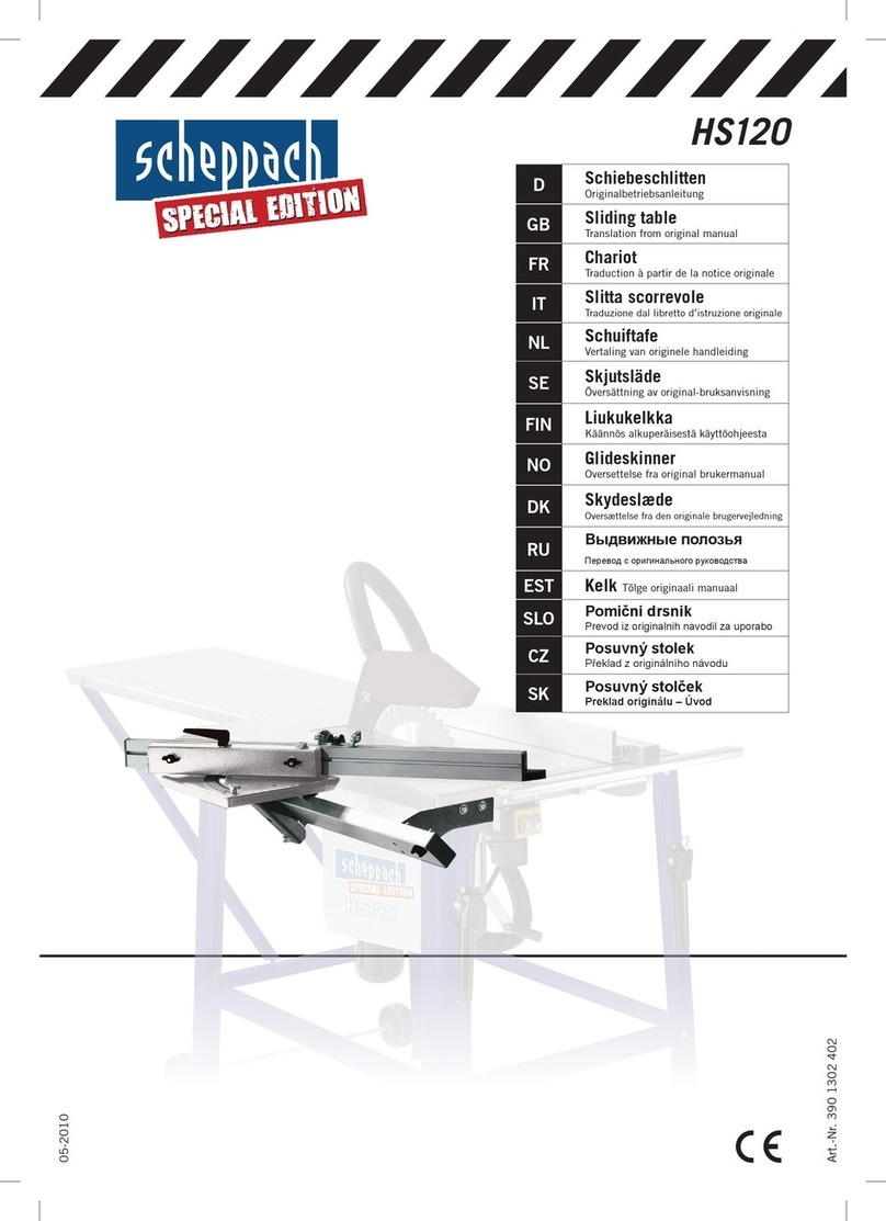 Scheppach HS120 User manual