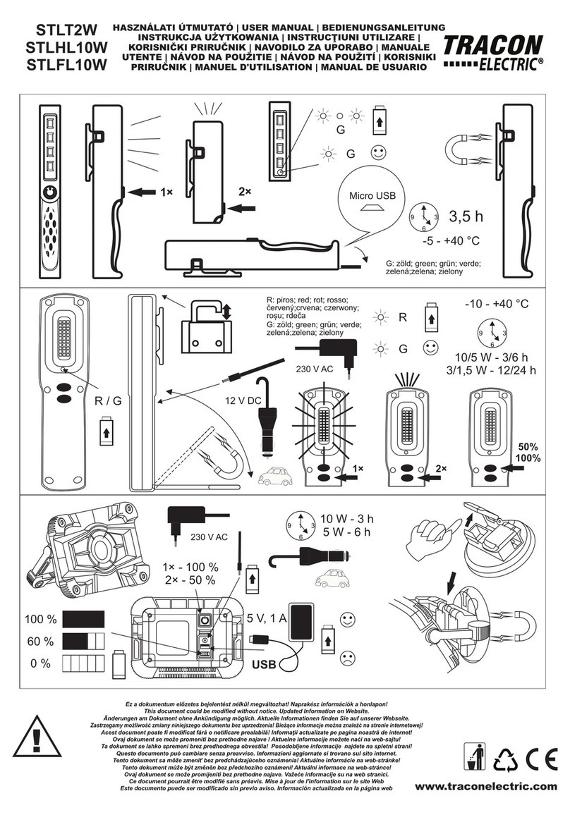 Tracon Electric STLT2W user manual Tracon Electric STLT2W user manual