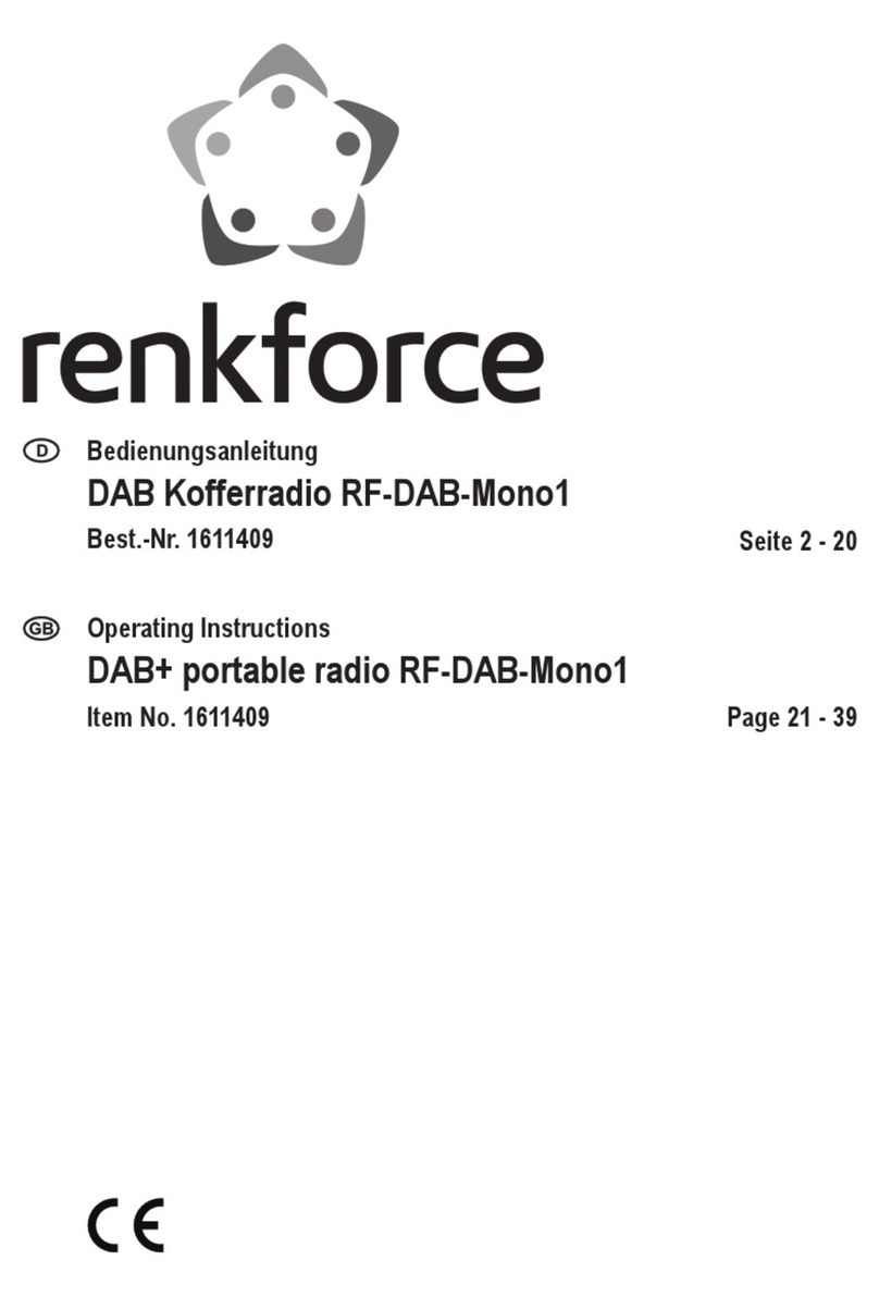Renkforce RF-DAB-Mono1 operating instructions