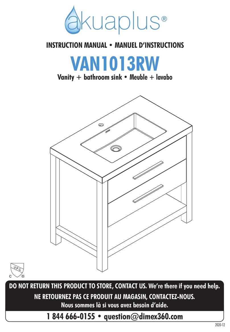 Akuaplus VAN1013RW instruction manual Akuaplus VAN1013RW instruction manual