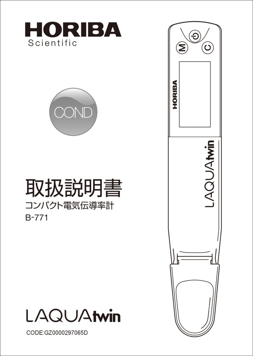Horiba Scientific LAQUAtwin B-771 instruction manual