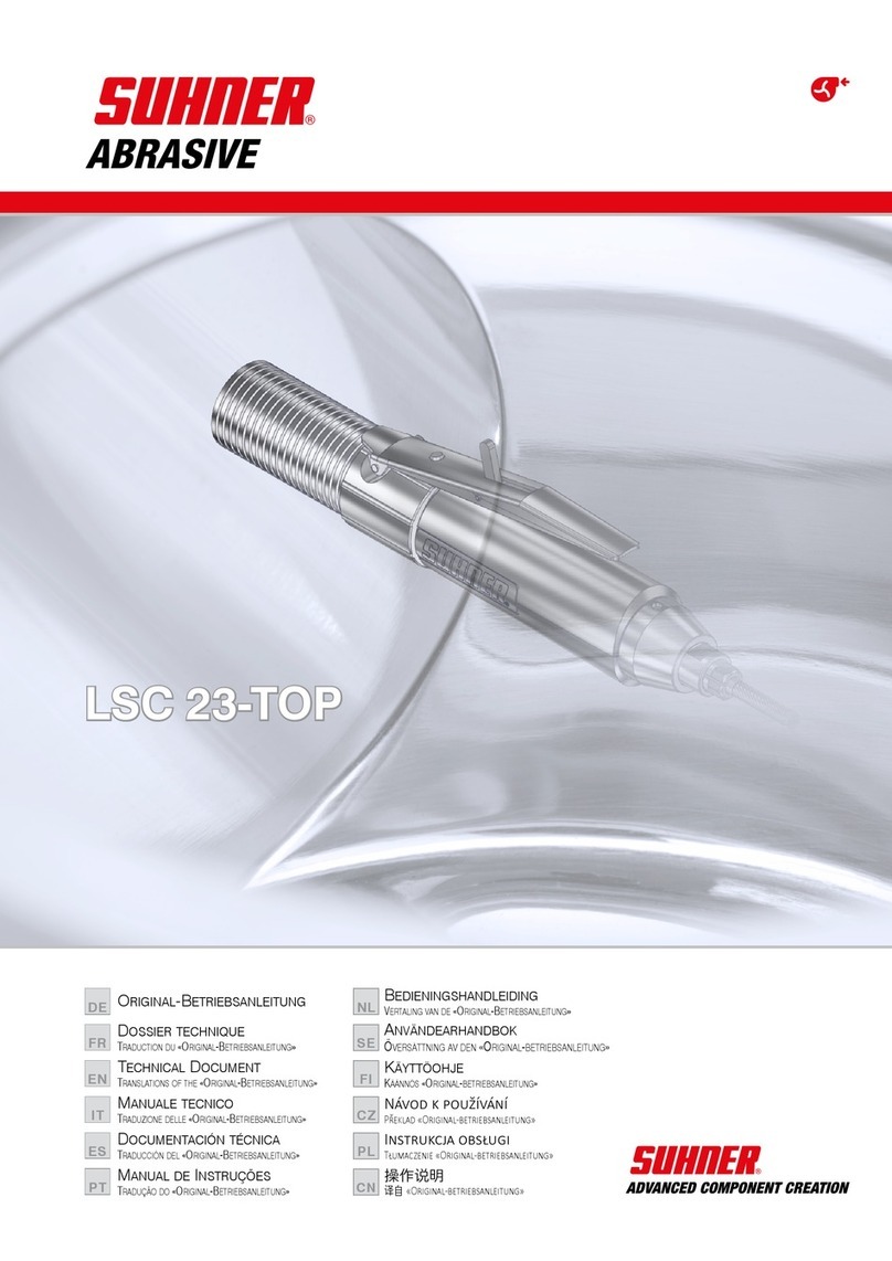SUHNER ABRASIVE LSC 23-TOP Technical manual