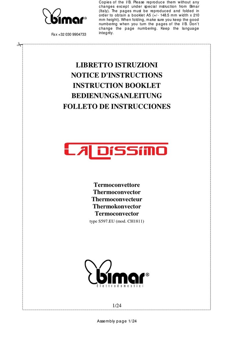 Bimar S597.EU User manual