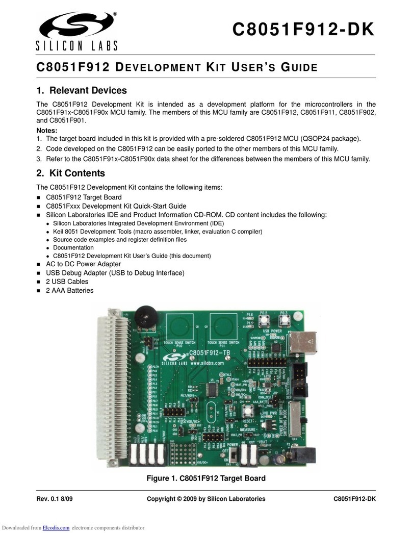 Silicon Laboratories C8051F912 user guide