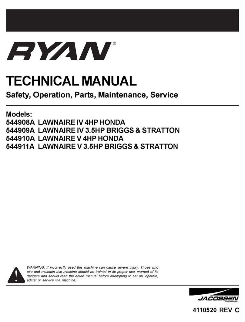 Textron Jacobsen Ryan LAWNAIRE IV User manual