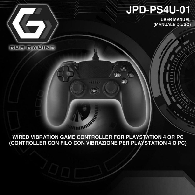 GMB Gaming JPD-PS4U-01 user manual