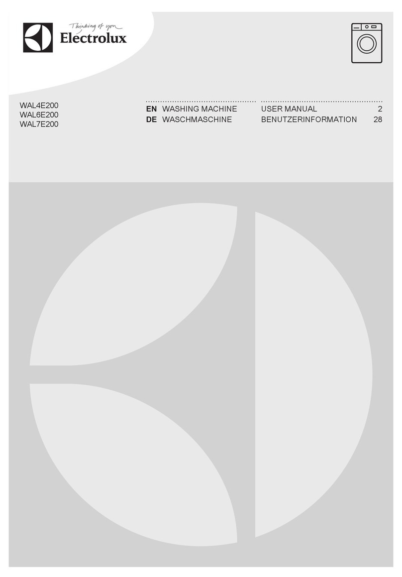 Electrolux WAL4E200 User manual
