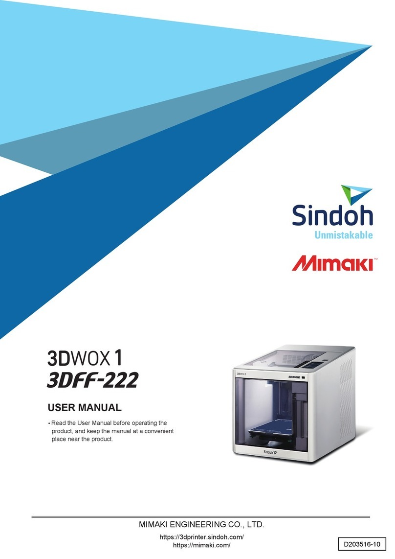 Sindoh 3DWOX 1 User manual