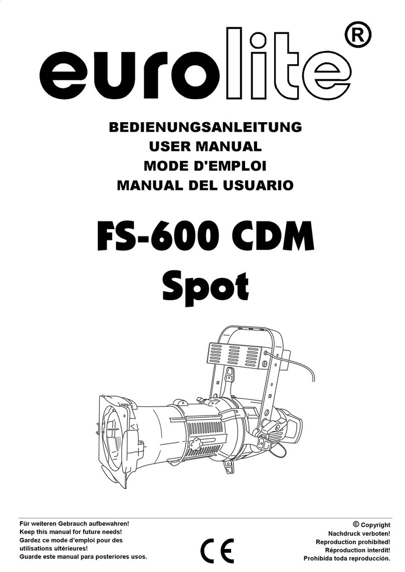 EuroLite FS-600 CDM Spot user manual