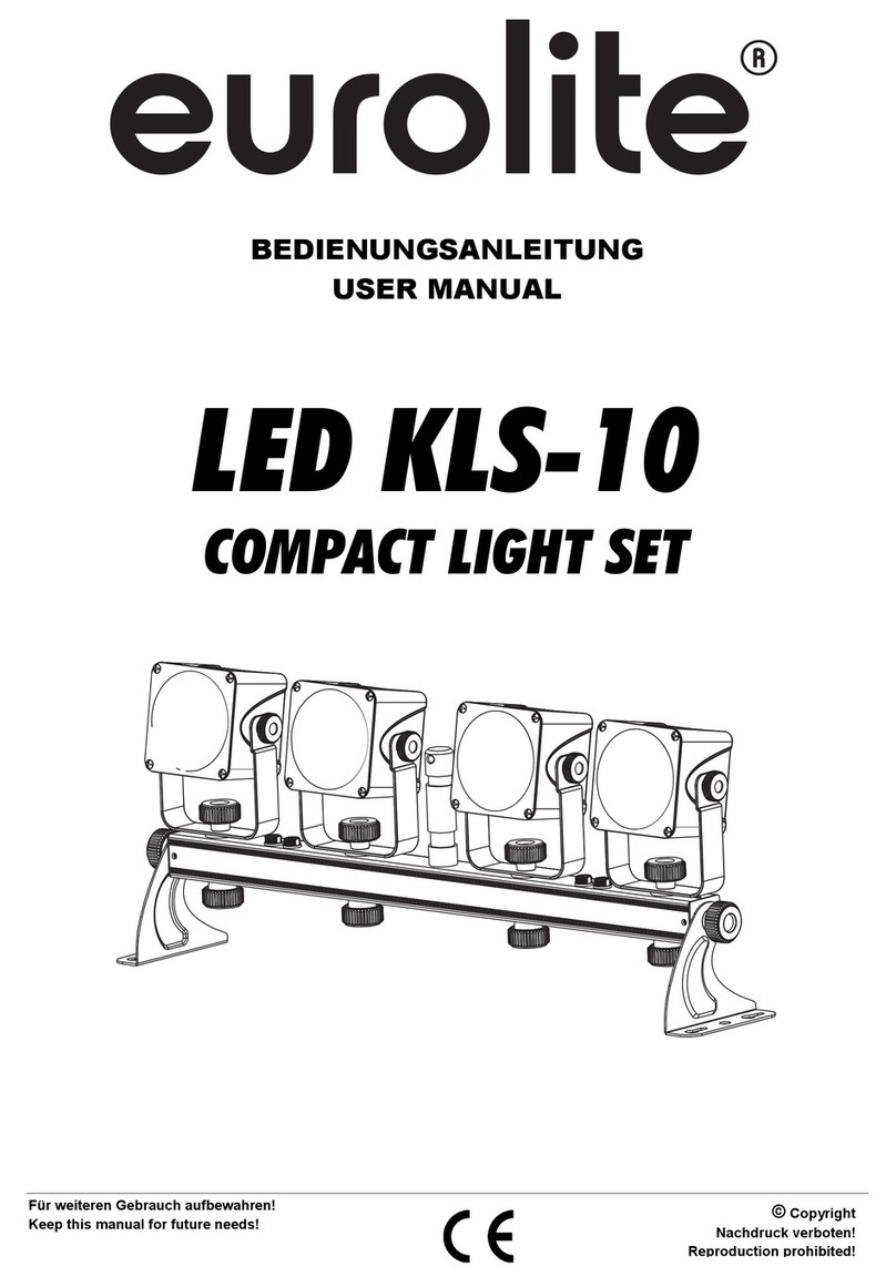 EuroLite LED KLS-10 COMPACT LIGHT SET User manual