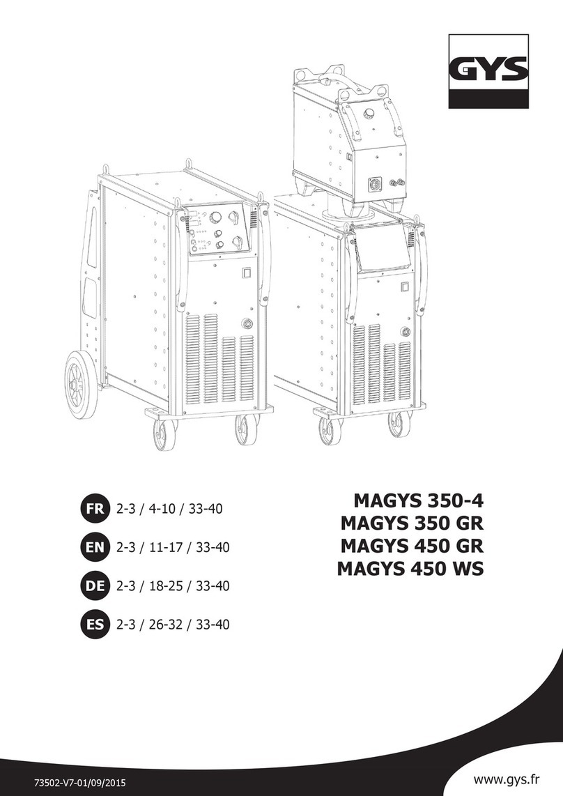 GYS MAGYS 350-4 User manual