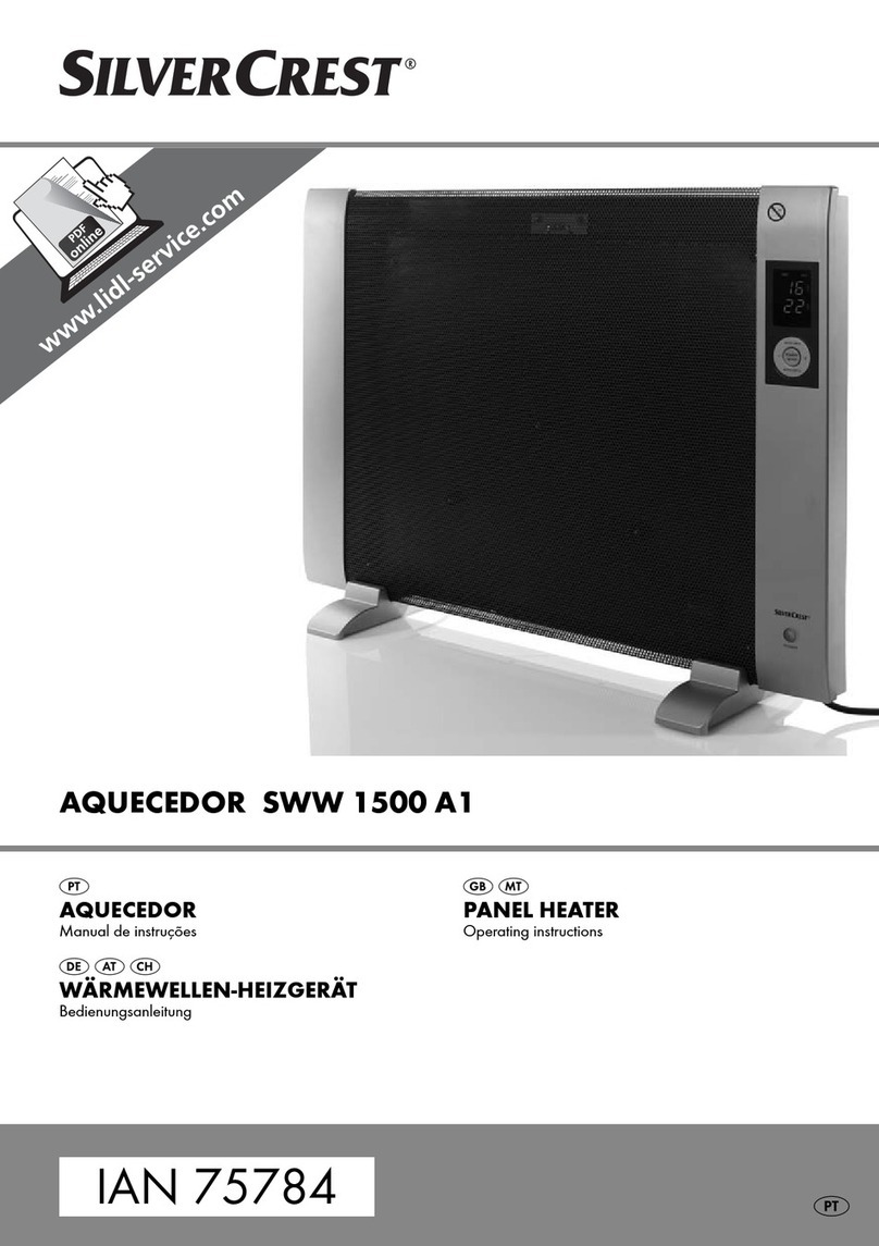 Silvercrest SWW 1500 A1 operating instructions