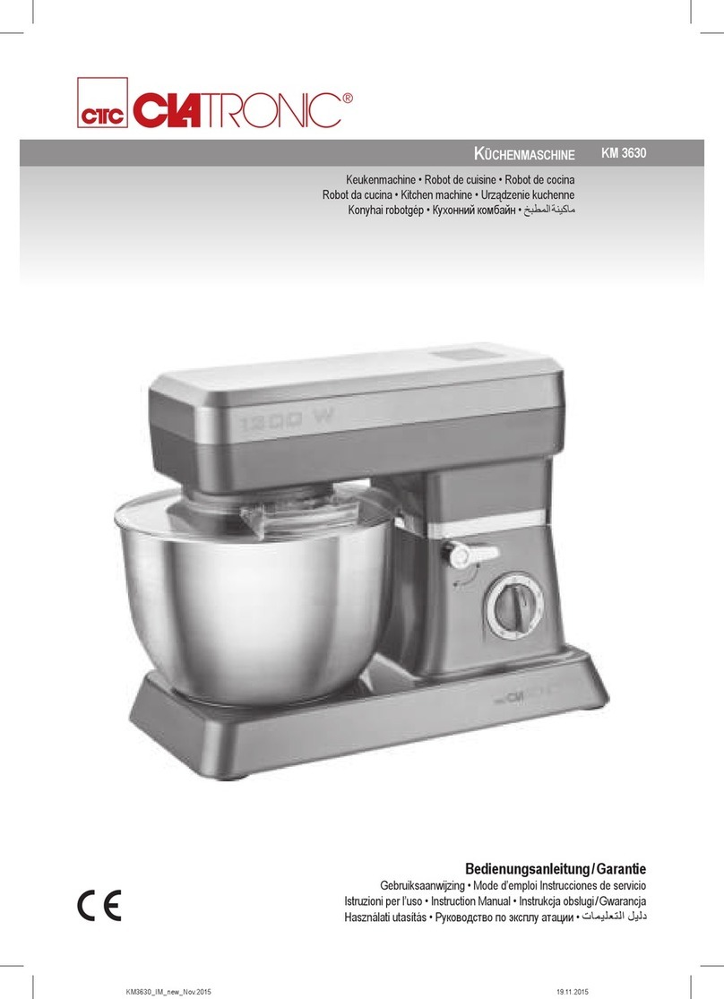 Clatronic KM 3630 User manual