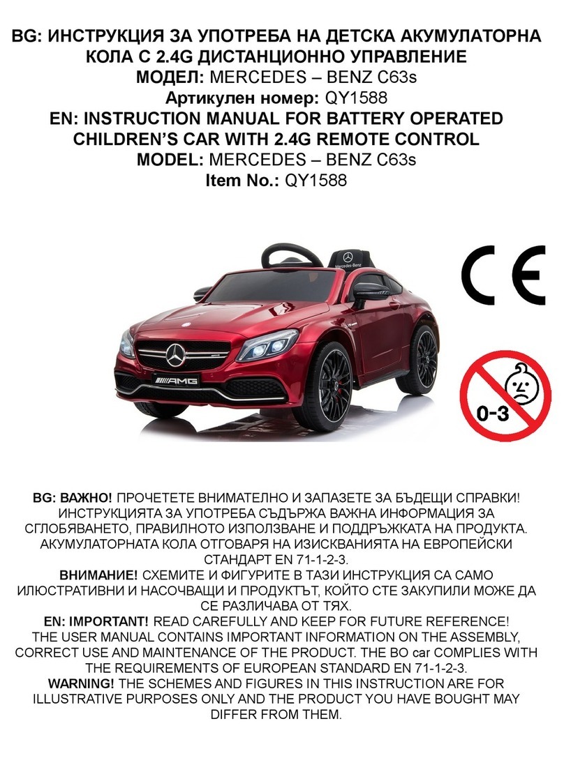 Moni MERCEDES-BENZ C63s User manual