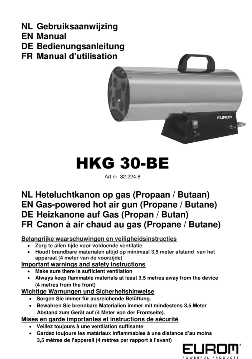 EUROM HKG 30-BE User manual
