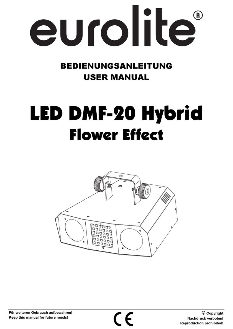 EuroLite LED DMF-20 Hybrid Flower Effect User manual