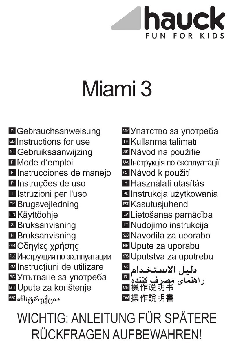 Hauck Miami 3 Instructions for use