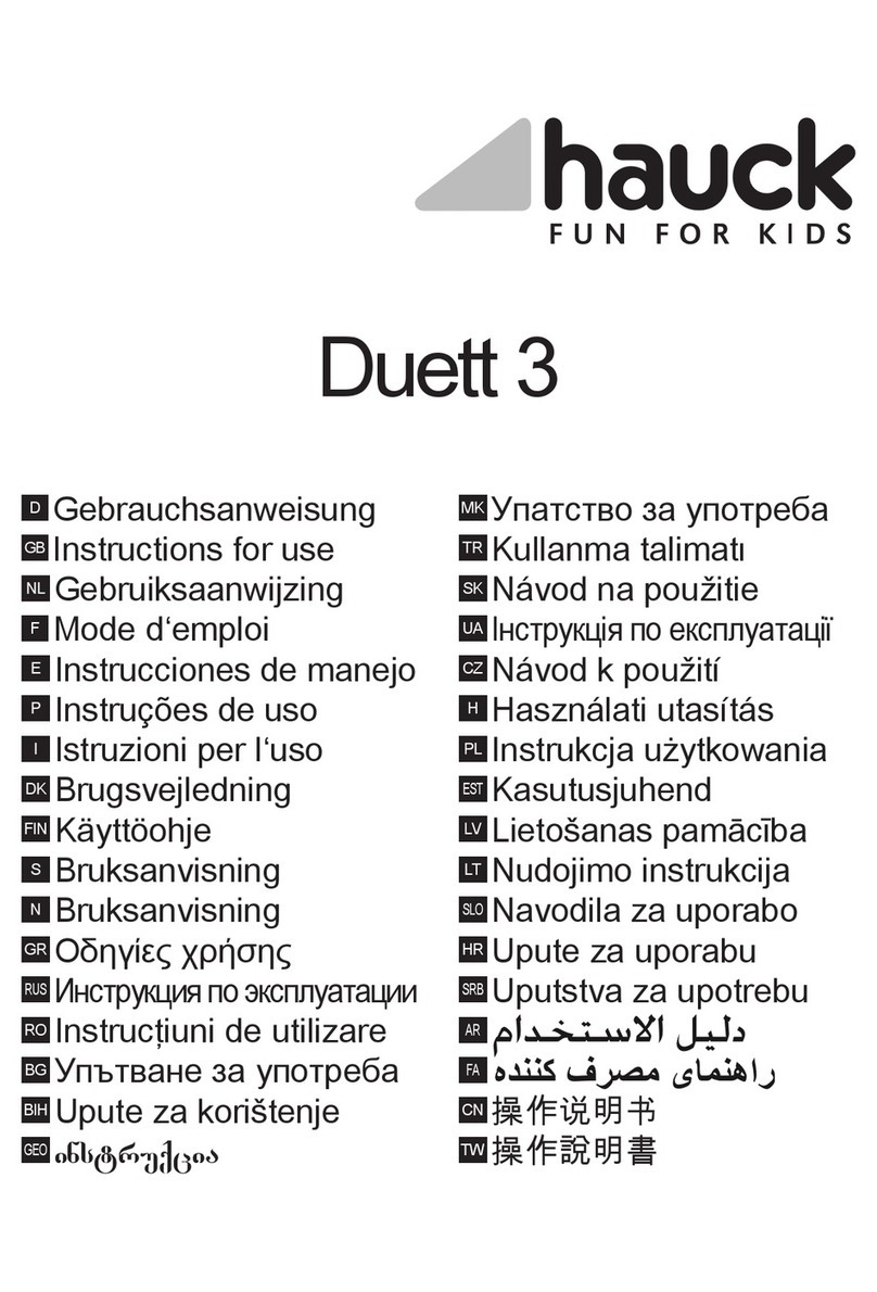Hauck Duett 3 User manual