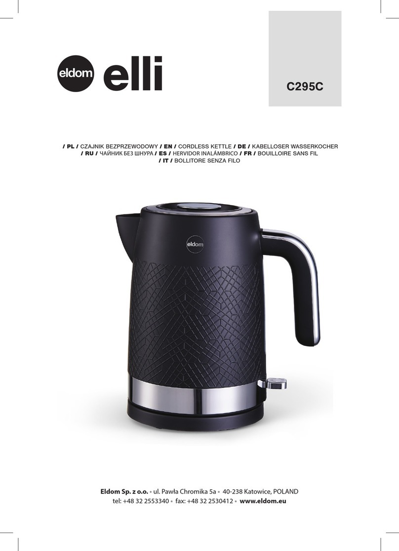Eldom elli User manual Eldom elli User manual