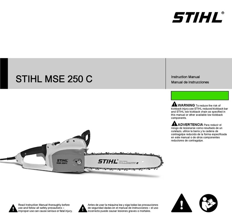 Stihl MSE 250 C User manual