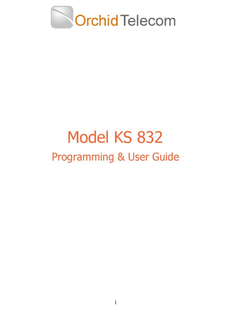 Orchid Telecom KS 832 User manual