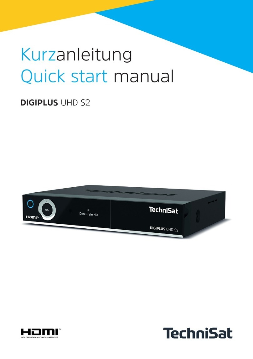 TechniSat DIGIPLUS UHD S2 Instruction manual