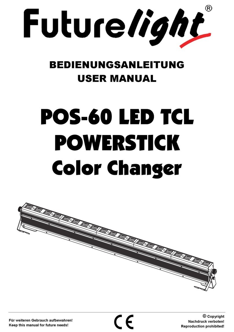 Future light POS-60 LED TCL POWERSTICK Color Changer User manual