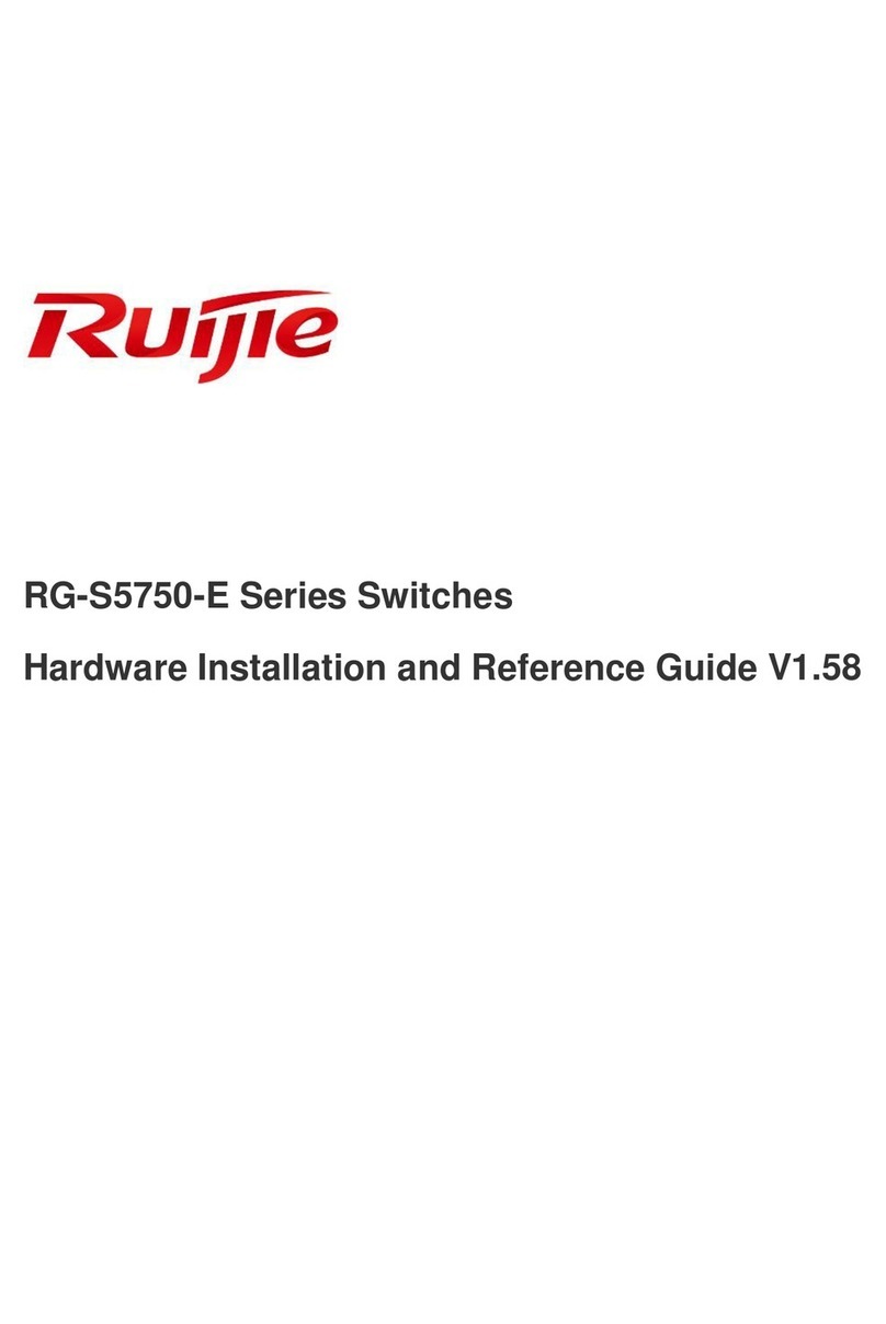 Ruijie RG-S5750-E Series Hardware  installation and reference guide