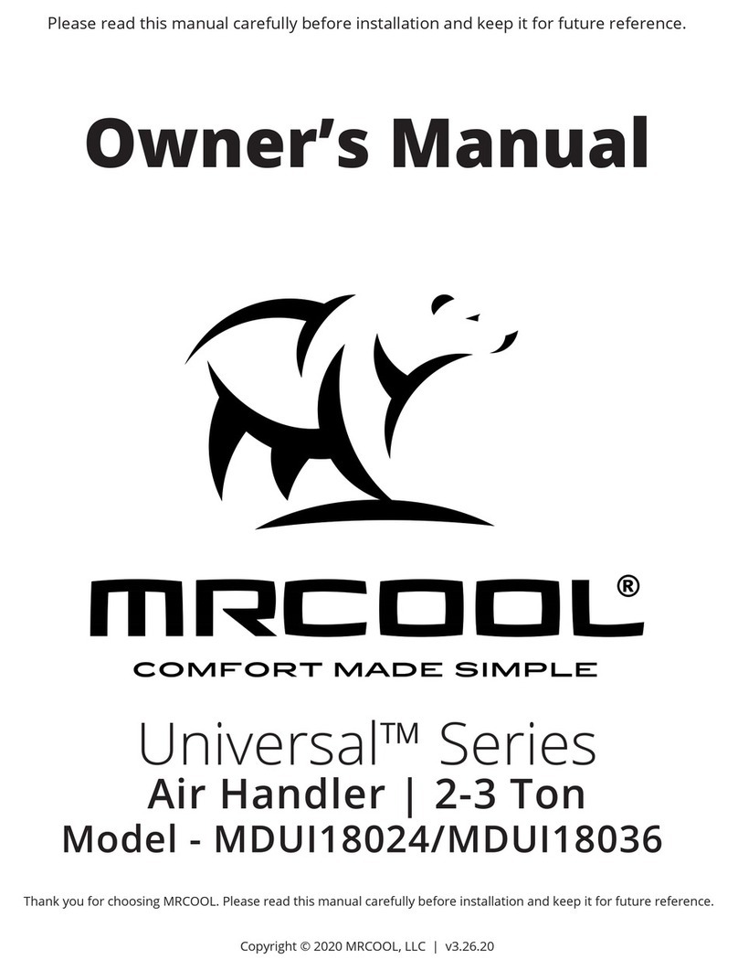 MrCool Universal MDUI18024 User manual MrCool Universal MDUI18024 User manual
