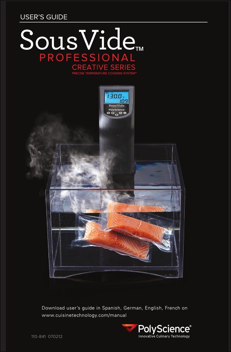 Breville PolyScience Sous Vide CRC-5AC1B user guide