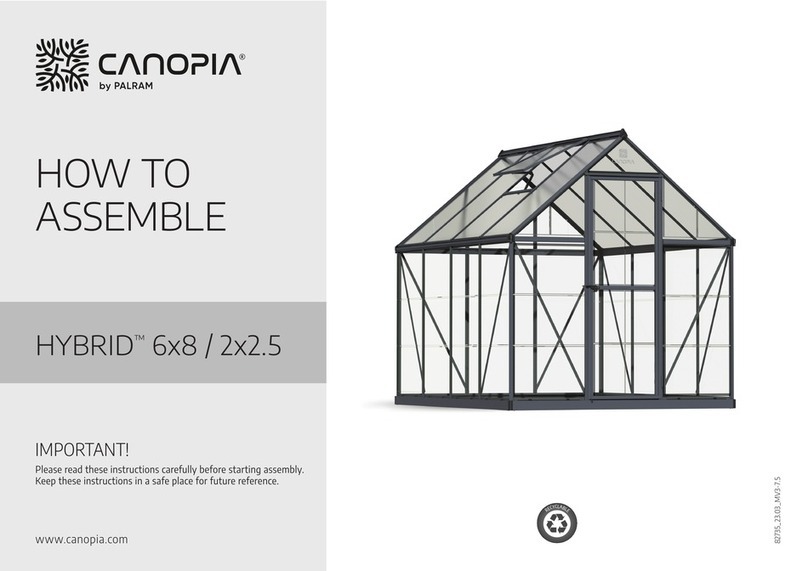 Palram CANOPIA HARMONY 6x8 / 2x2.5 Administrator Guide