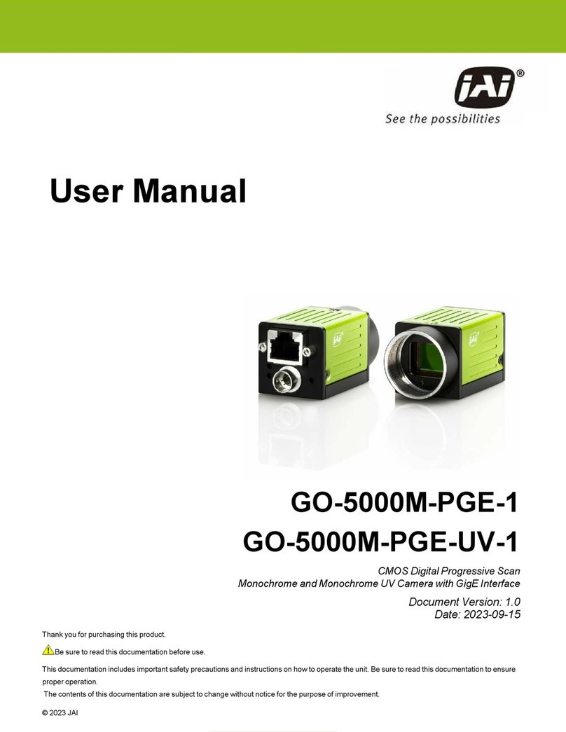 JAI GO-5000M-PGE-1 User manual