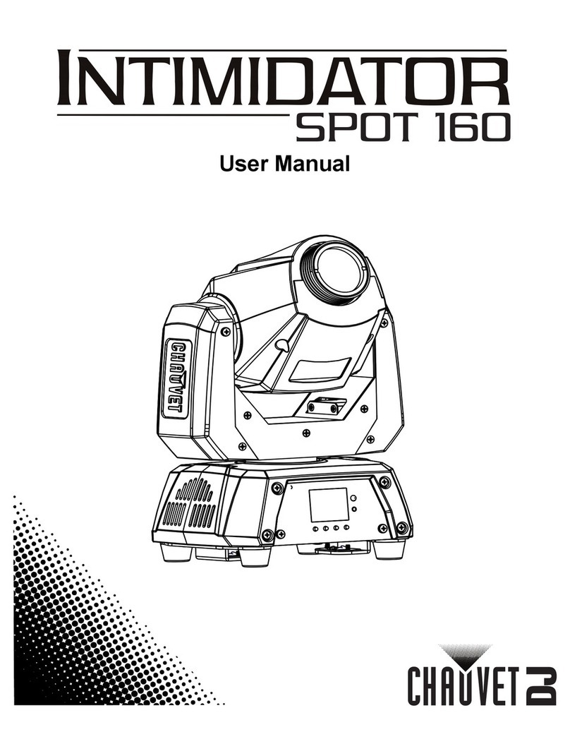 Chauvet DJ IMIDATOR SPOT 160 user manual