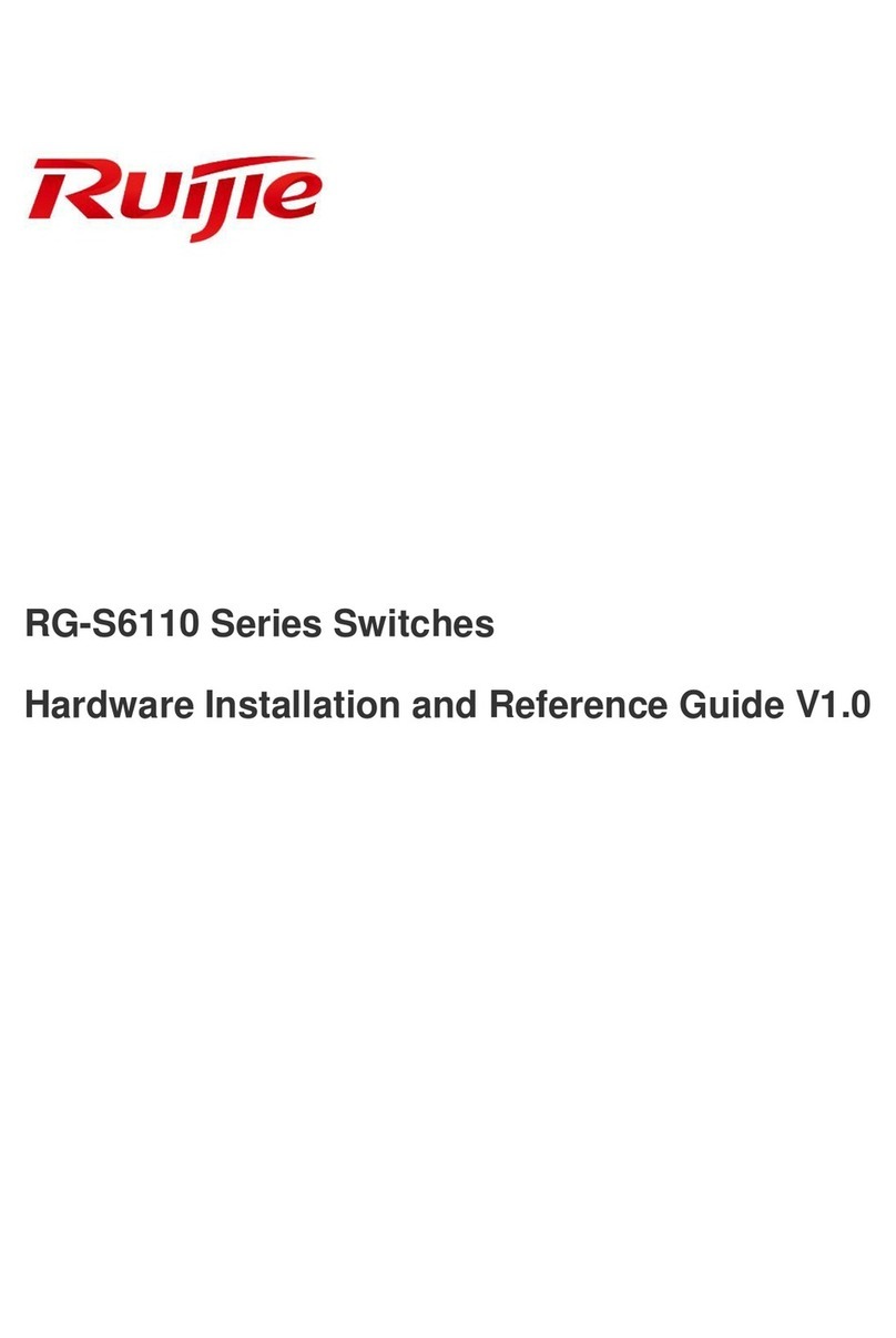 Ruijie RG-S6110 Series Hardware  installation and reference guide