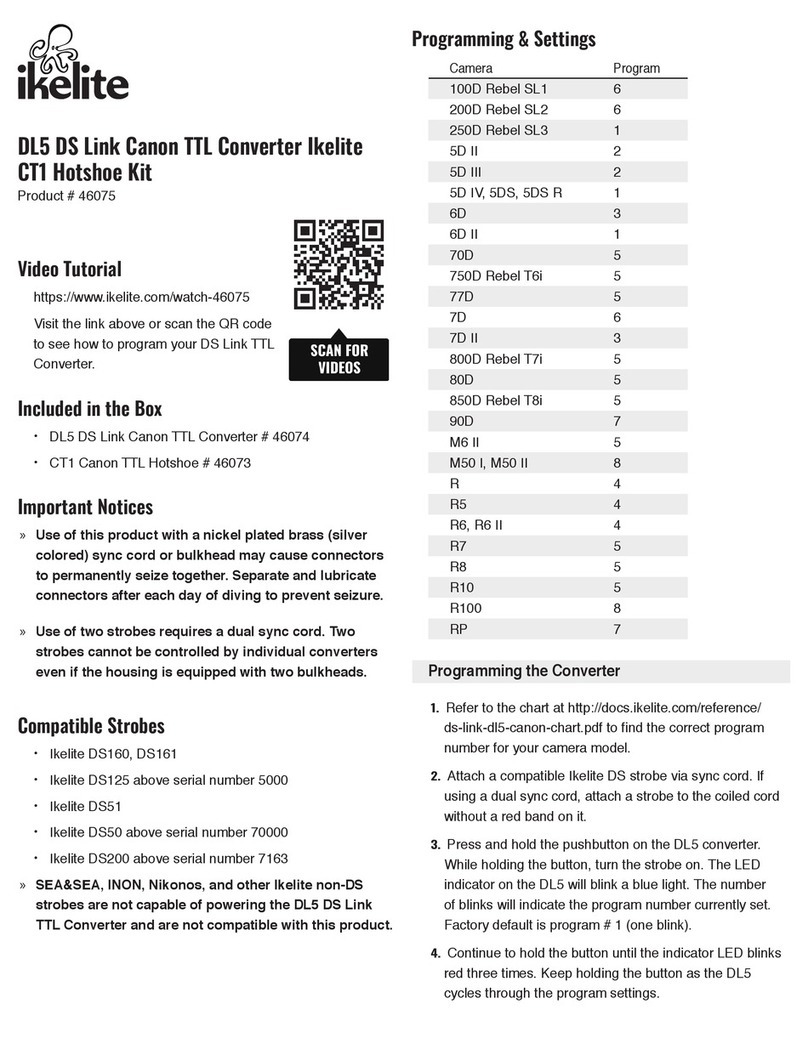 Ikelite 46075 manual