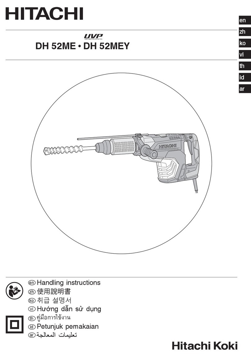 Hitachi DH 52MEY User manual