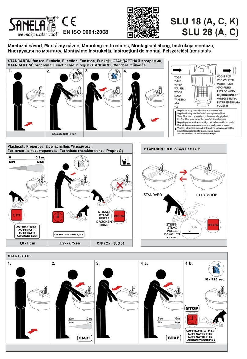 Sanela SLU 18 Mounting instructions