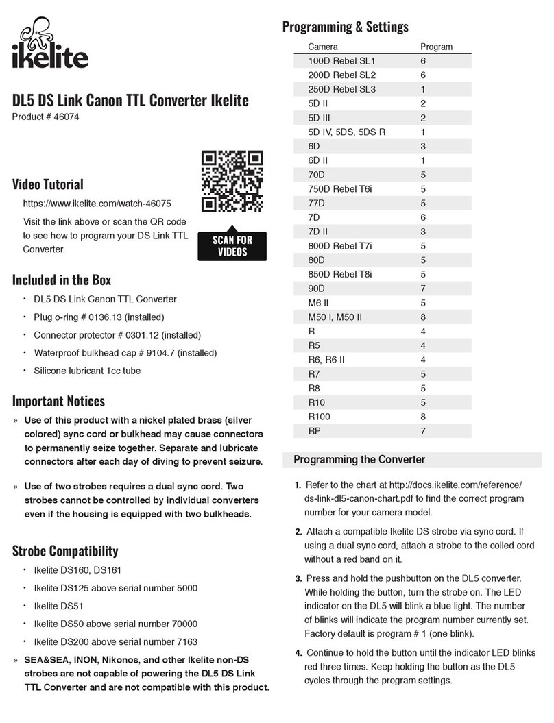 Ikelite 46074 manual