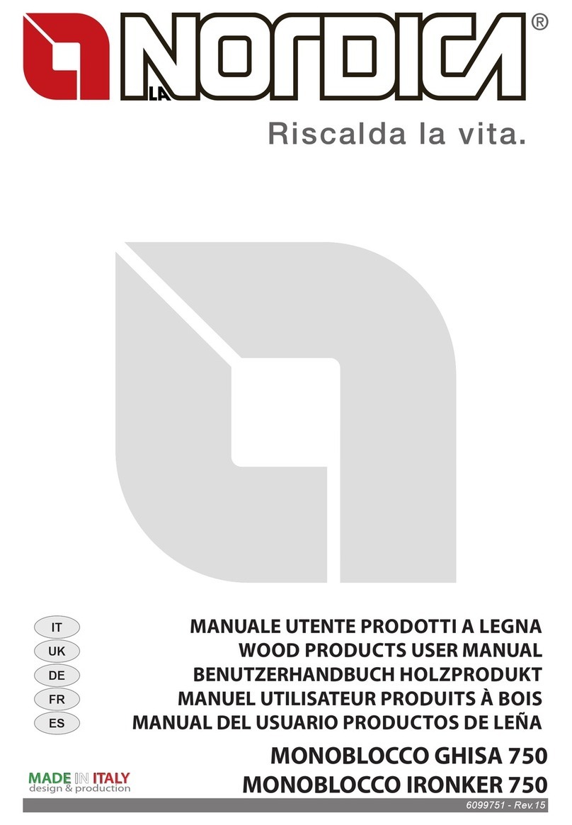 Nordica MONOBLOCCO GHISA 750 User manual