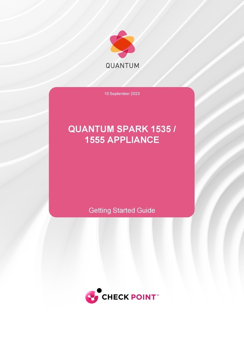 Checkpoint QUANTUM SPARK 1535 User manual